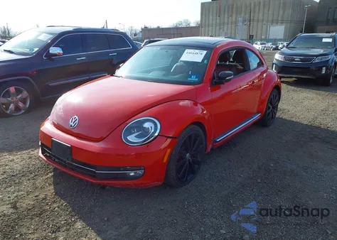 2013 Volkswagen Beetle Turbo из США, поврежденный, VIN 3VW4A7AT5DM633108